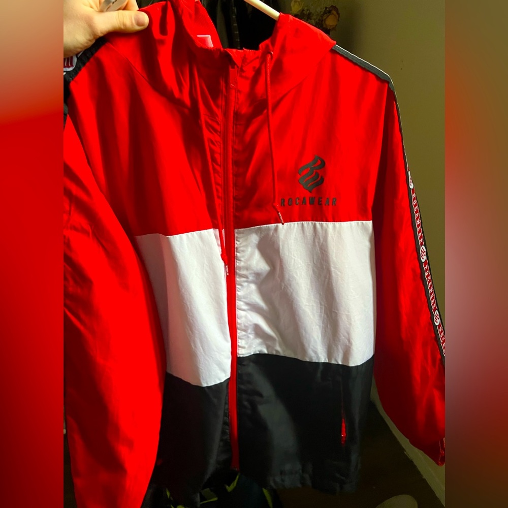 Red Rocawear Windbreaker
